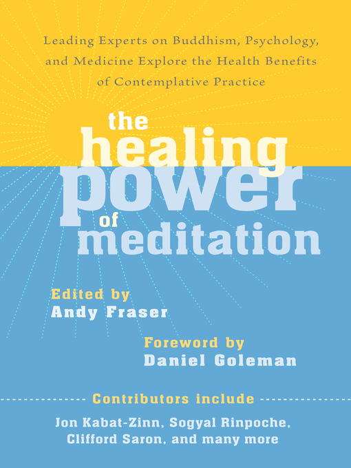 Cover image for The Healing Power of Meditation